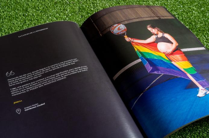 “La cancha de la diversidad”, el álbum de figuritas LGBTQI de Emilien Buffard. Foto: Emilien Buffard