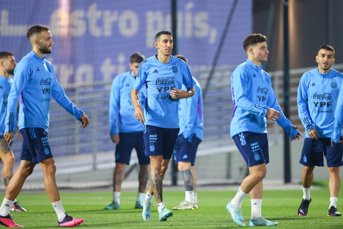 Entrenamiento de la Selección, foto: NA.