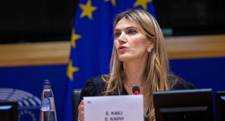 Eva Kaili, Parlamento Europeo, Reuters