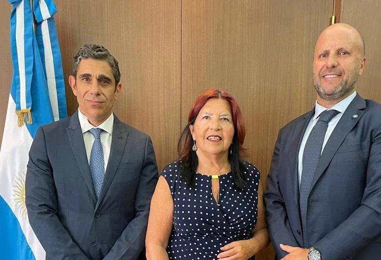 Petrone, Ana María Figueroa y Borinsky, autoridades de la Cámara de Casación.