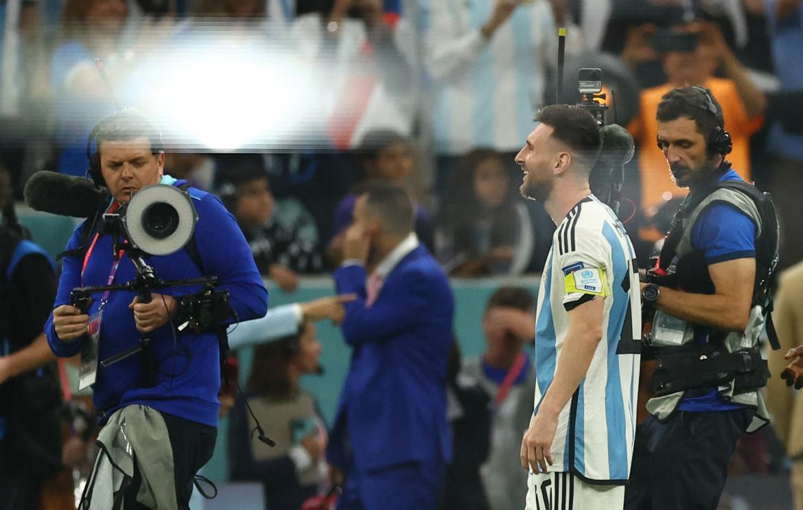 Lionel Messi en el Mundial de Qatar. Foto: REUTERS.