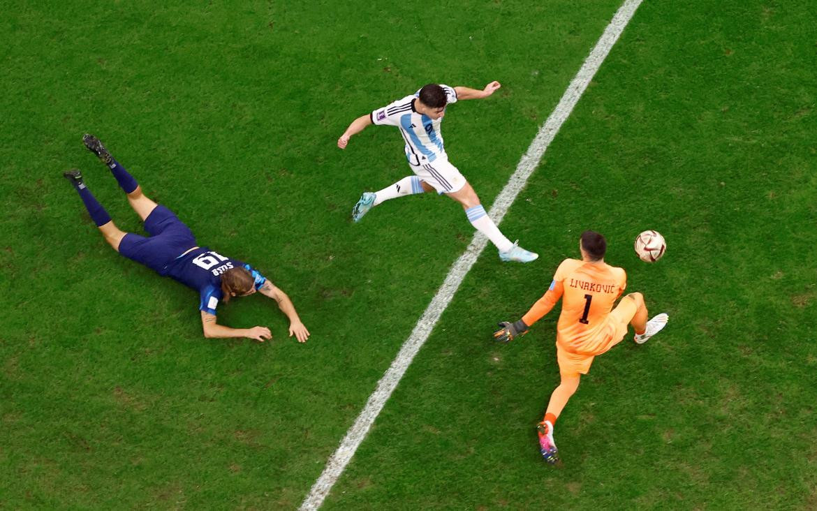 Julián Álvarez, Selección Argentina. Foto: NA.