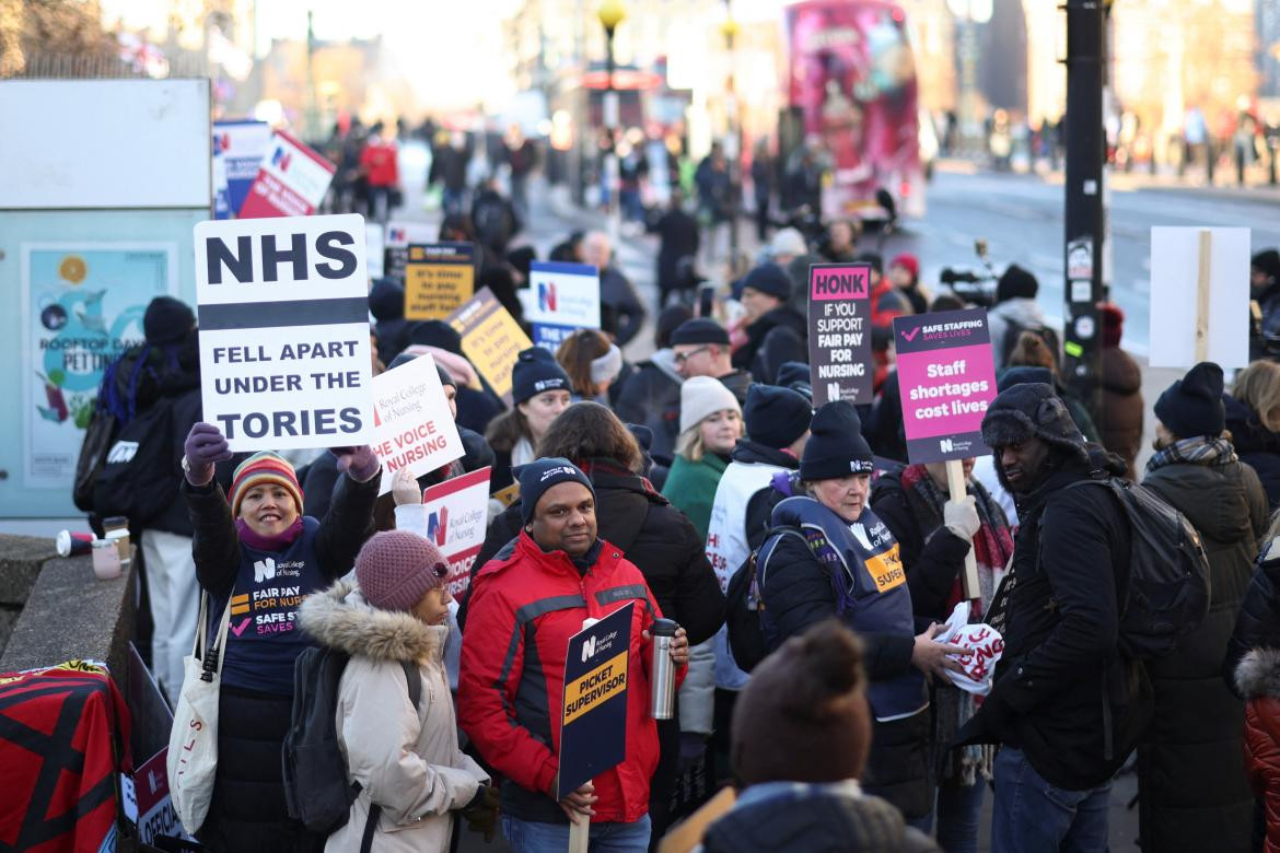 Huelga de enfermeras británicas_Reuters