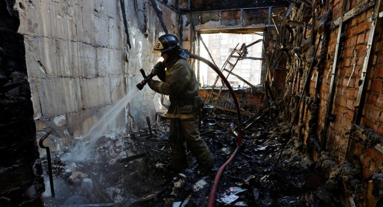 Ataque masivo de Ucrania a Donetsk_Reuters