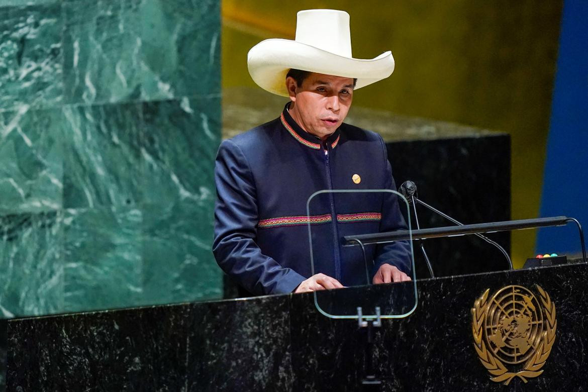 Pedro Castillo, Perú. Foto: REUTERS