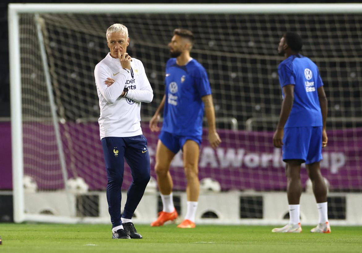 Didier Deschamps; entrenador de Francia. Foto: Reuters.