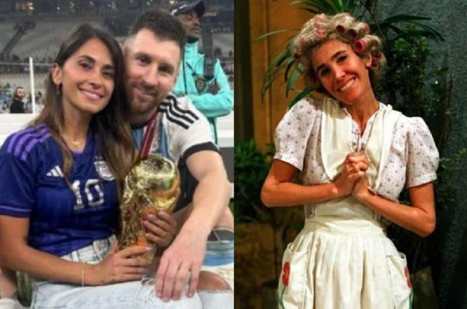 Florinda Meza celebró el triunfo de Argentina con una foto de Messi vestido como 