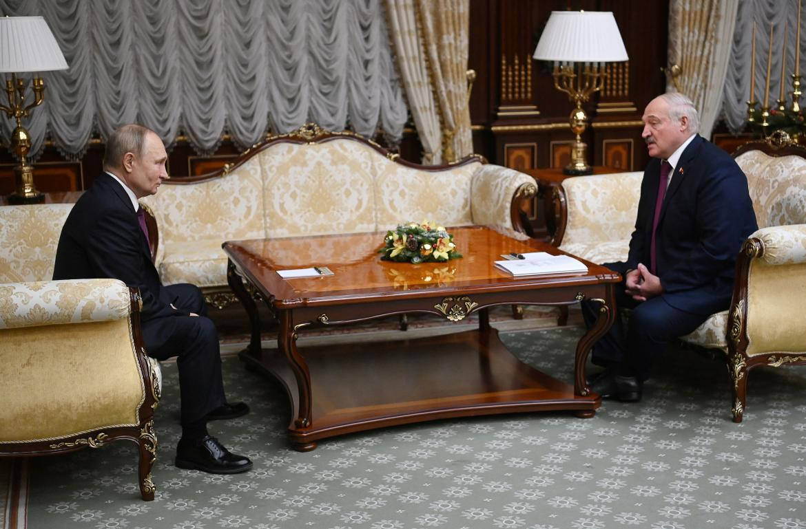 Vladimir Putin - Alexander Lukashenko. REUTERS