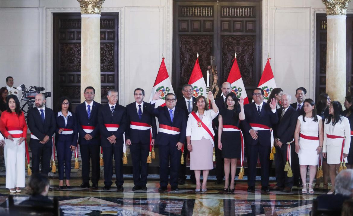 Dina Boluarte nombró su segundo gabinete, Perú. Foto: NA