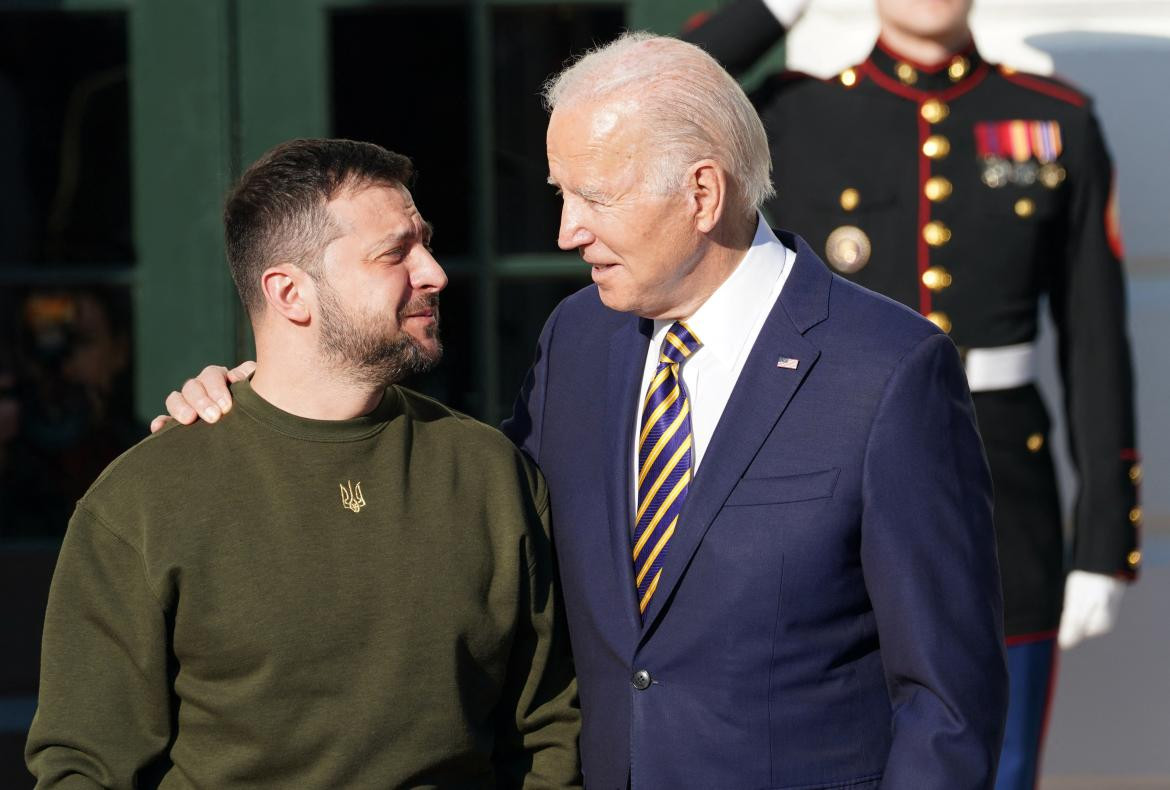 Zelenski junto a Biden en Washington_Reuters