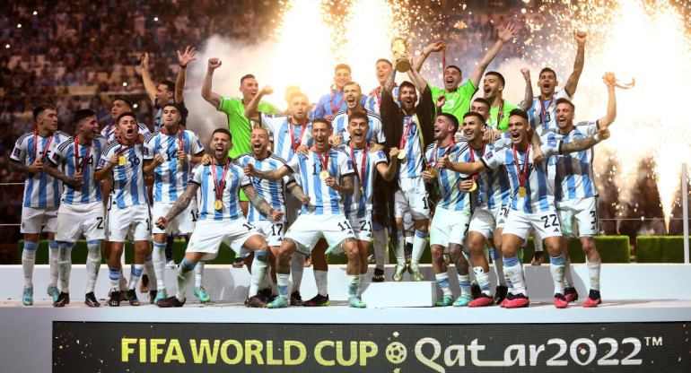 Argentina campeón del Mundial de Qatar 2022. Foto: REUTERS.