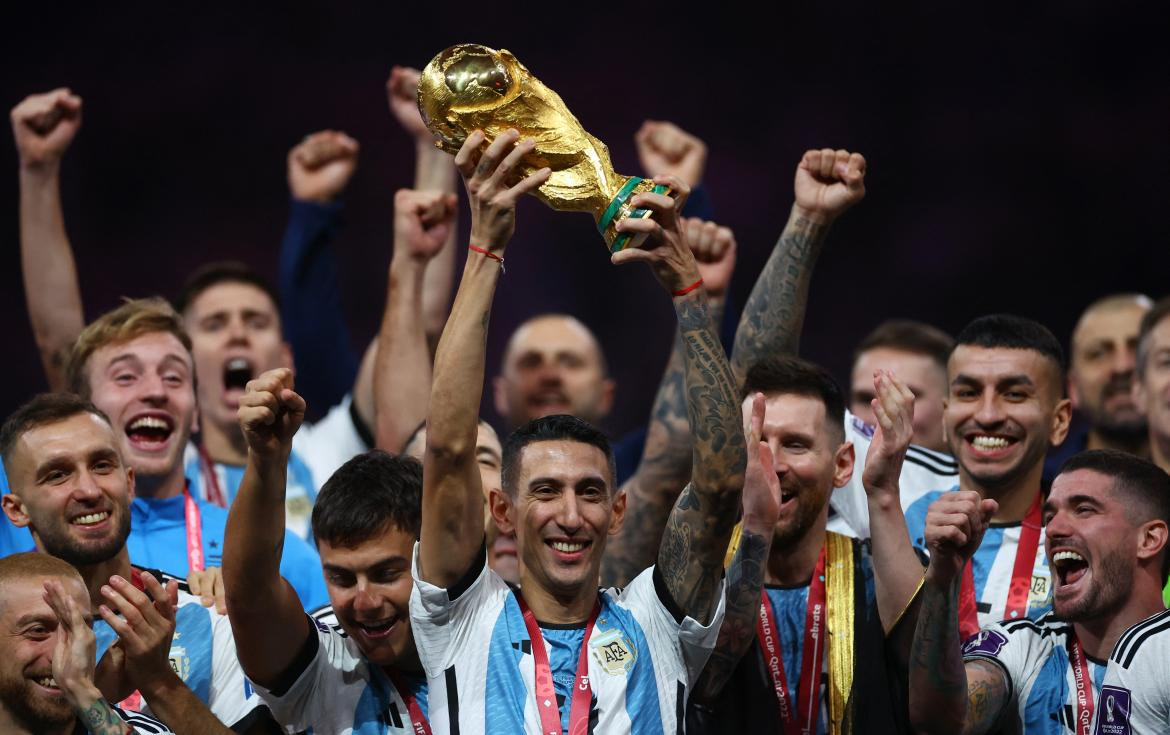 Ángel Di María; Copa del Mundo. Foto: Reuters.