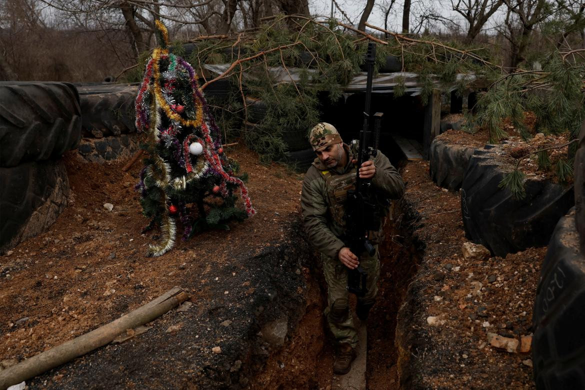 La Navidad en el frente de batalla ucraniano_Reuters