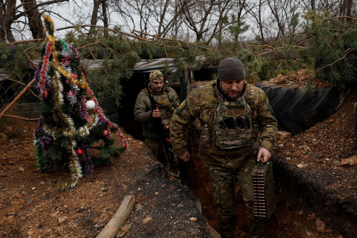 La Navidad en el frente de batalla ucraniano_Reuters