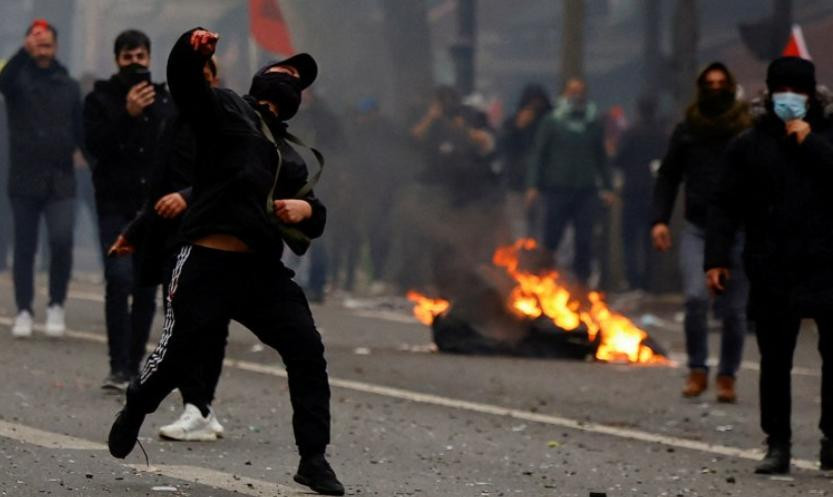 Incidentes París. Foto: NA