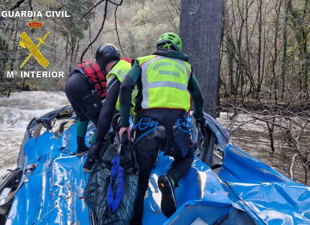 Accidente de micro en Galicia. Foto: Reuters