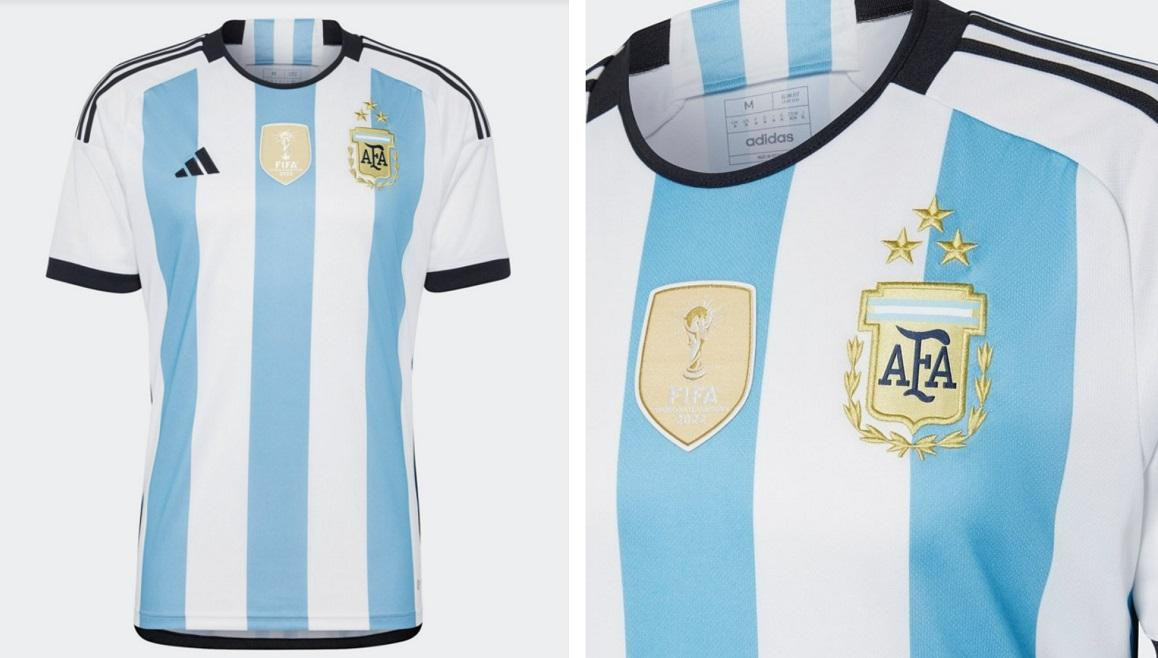 El nuevo modelo de la camiseta de la Selección Argentina. Foto: Adidas.