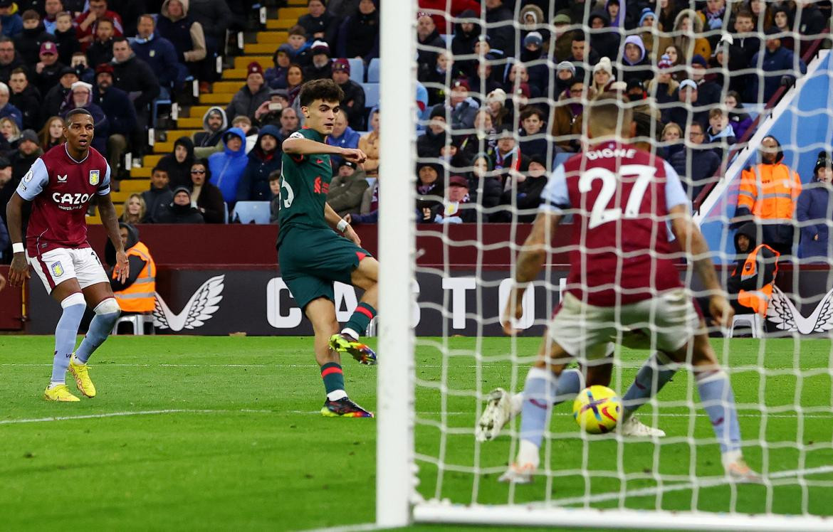 Aston Villa-Liverpool 3; Premier League. Foto: Reuters.