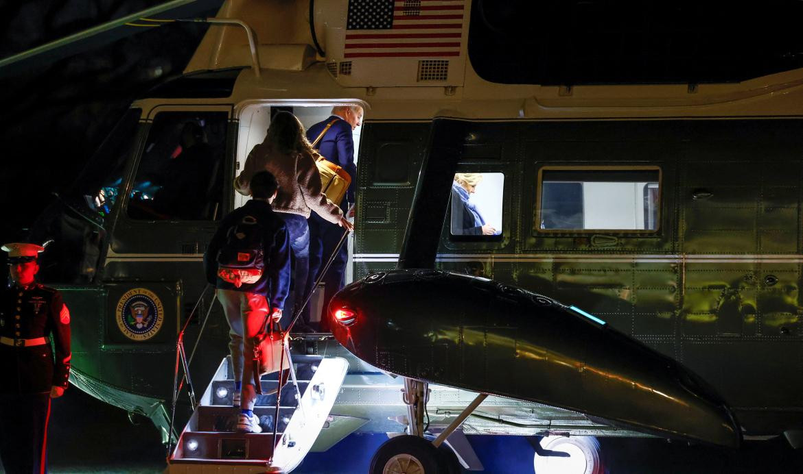 Biden de vacaciones. Foto: Reuters.