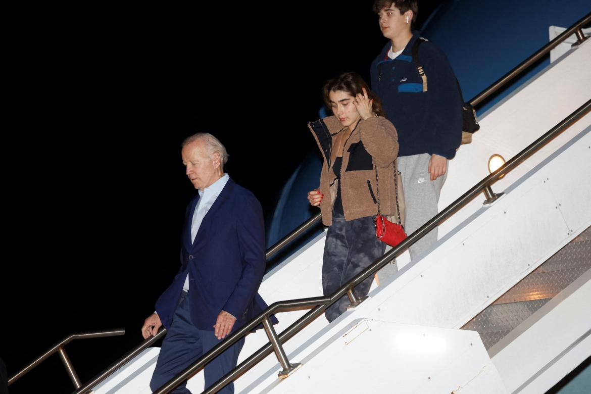 Biden de vacaciones. Foto: Reuters.