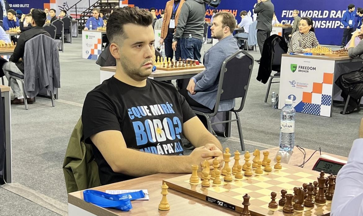 Ian Alexandrovich Nepomniachtchi, el ajedrecista ruso sancionado. Foto: Twitter.