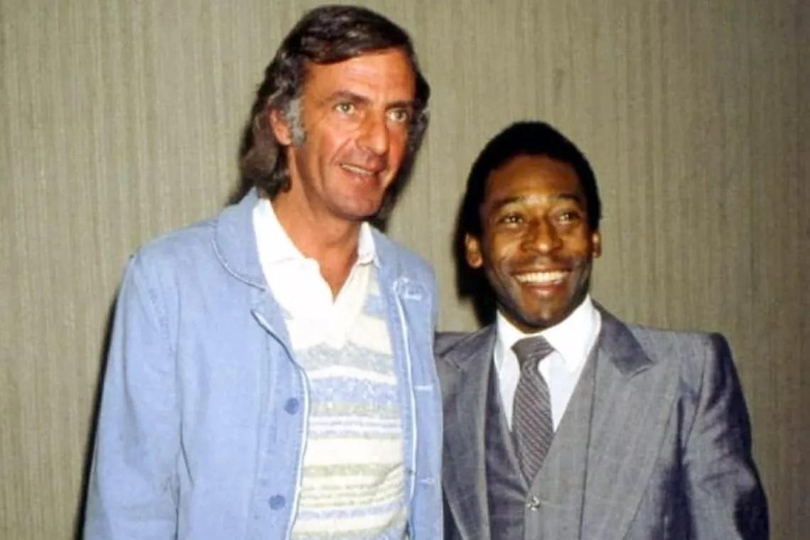 César Menotti y Pelé.