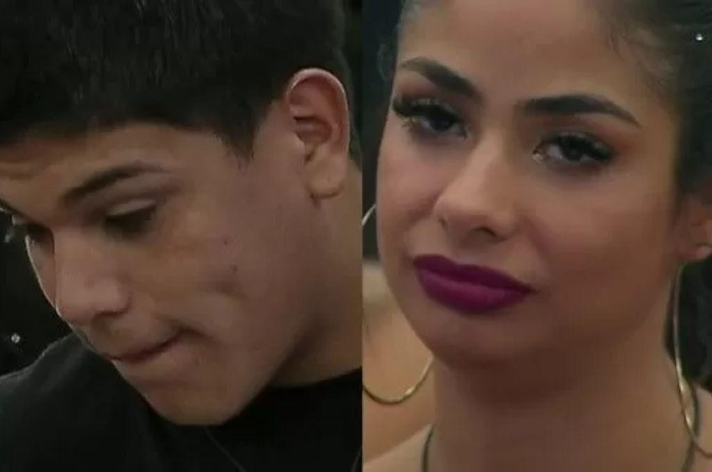 Thiago y Daniela de Gran Hermano. Foto: Capturas de TV.