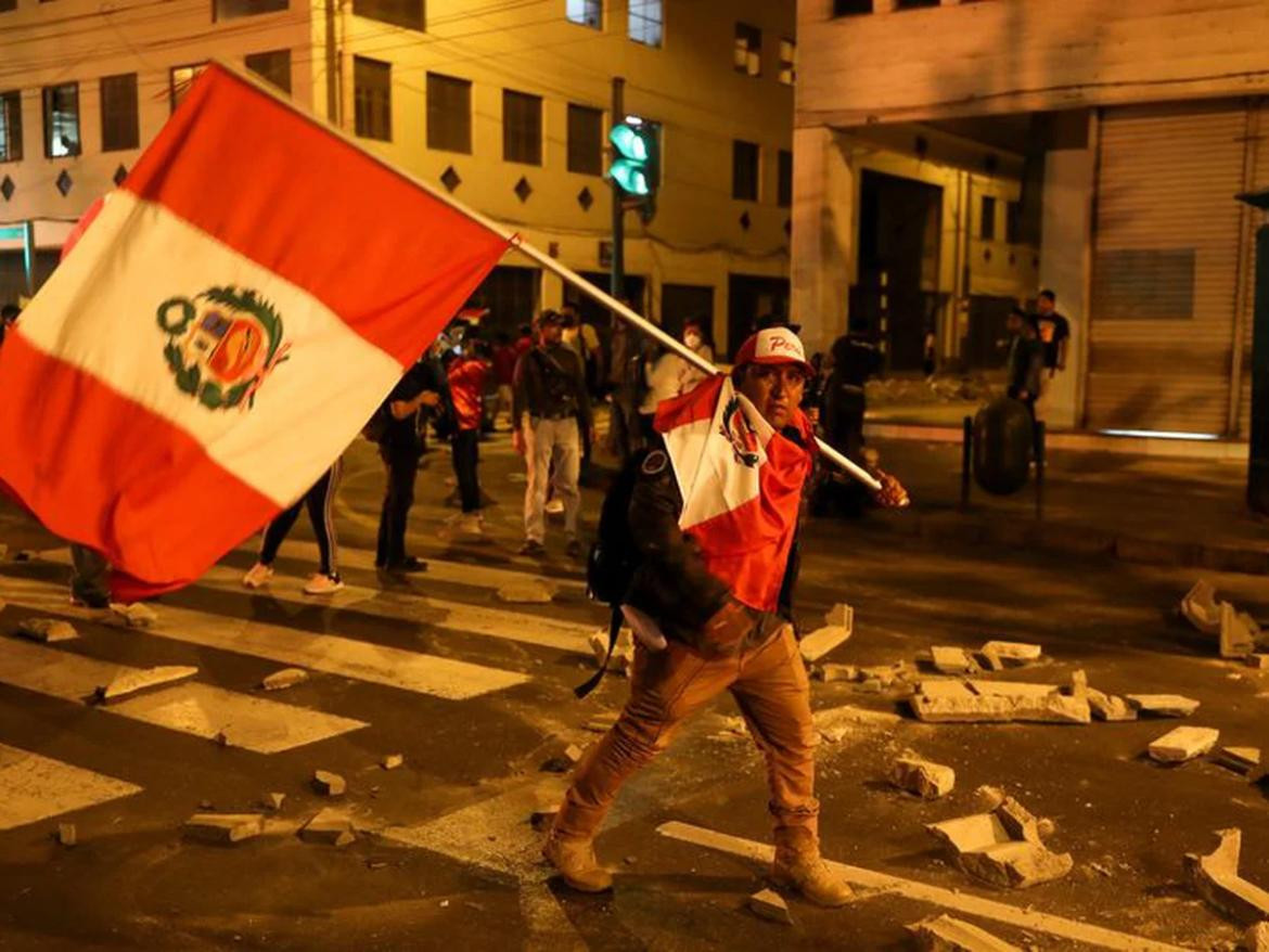 Protestas en Perú. Foto: REUTERS