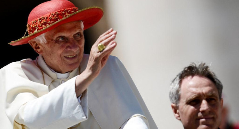 Papa Benedicto XVI. Foto: Telam.