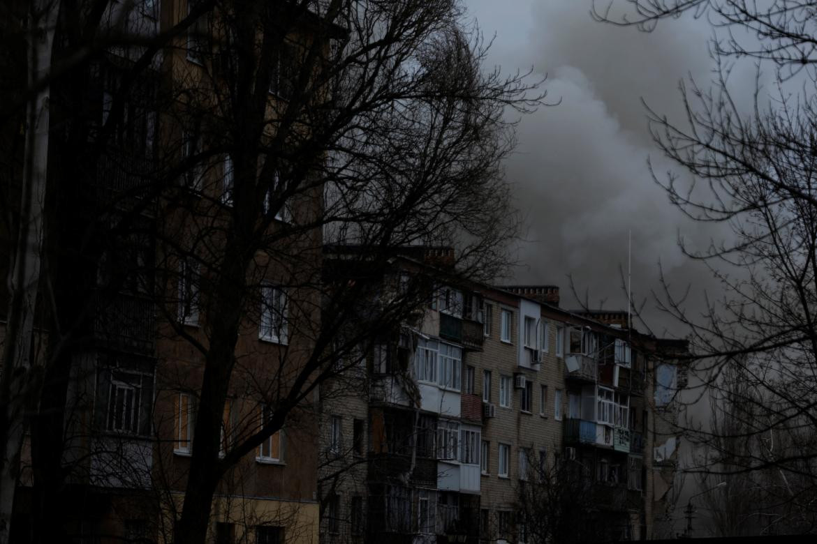 Los combates en Donetsk. Foto: Reuters