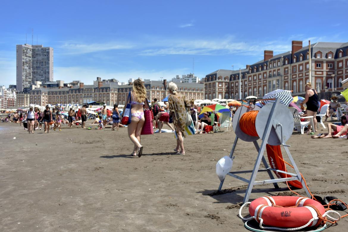 Mar del Plata, temporada 2023. Foto: NA