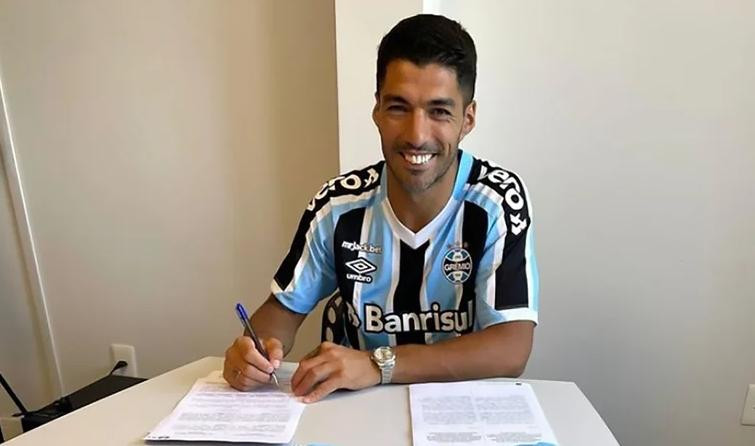 Luis Suárez, futbolista. Foto: Twitter Gremio