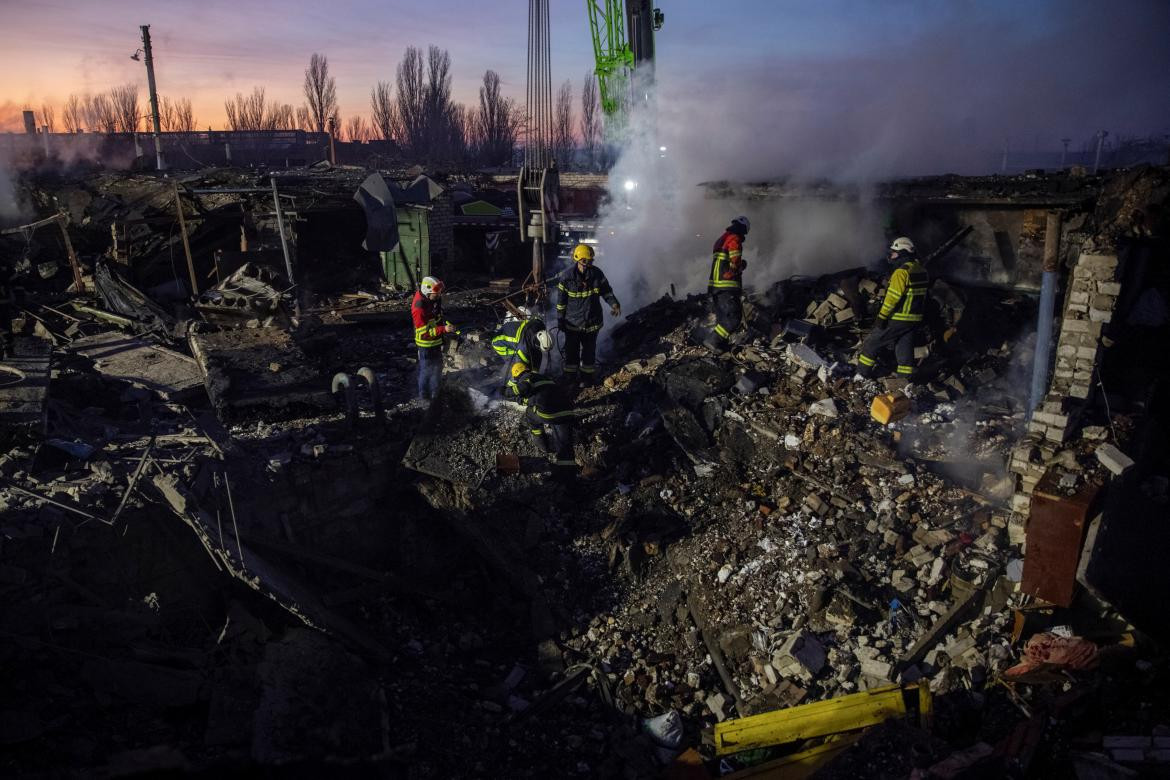 Los bombardeos en Ucrania en año nuevo_Reuters