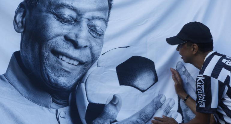 Velatorio de Pelé 3. Foto: Reuters.