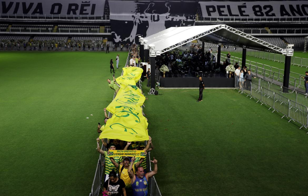 Velatorio de Pelé 4. Foto: Reuters.