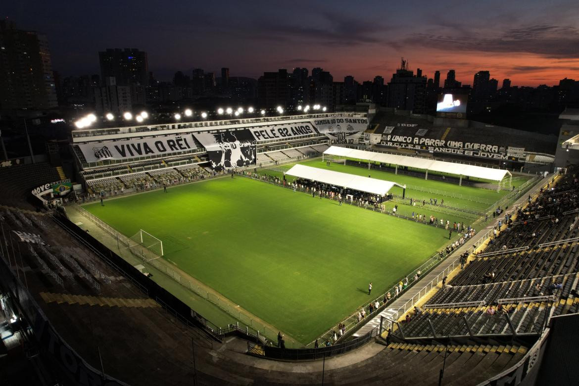 Velatorio de Pelé 5. Foto: Reuters.