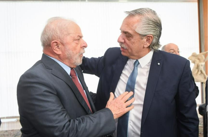 Lula da Silva y Alberto Fernández_NA