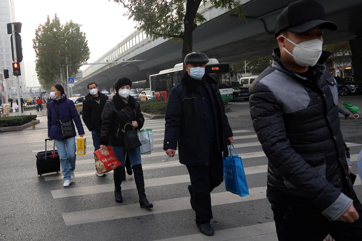 Coronavirus en China. Foto: REUTERS