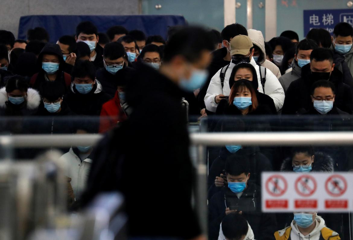Coronavirus en China. Foto: REUTERS