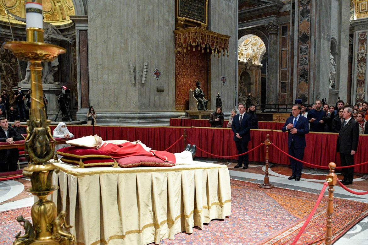 Funeral de Benedicto XVI. Foto: REUTERS.