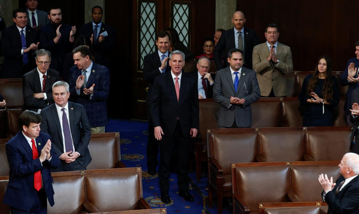 Kevin McCarthy, Cámara de EEUU. Foto: REUTERS
