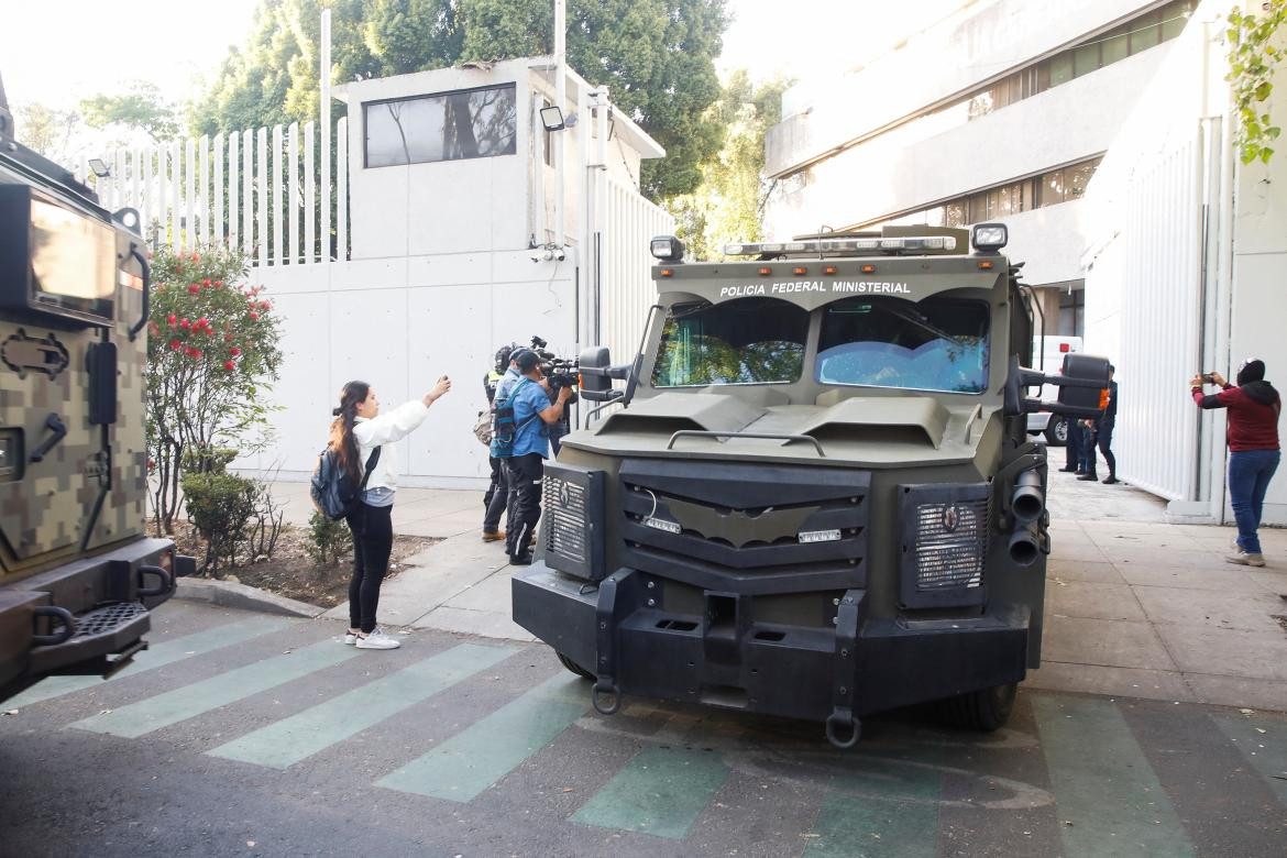 Violencia en México tras la detención del hijo del Chapo Guzmán. Foto: REUTERS.