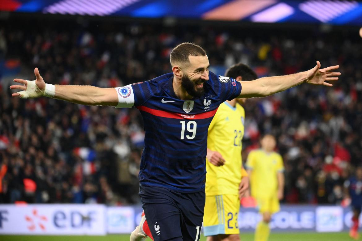 Karim Benzema; selección de Francia. Foto: NA.