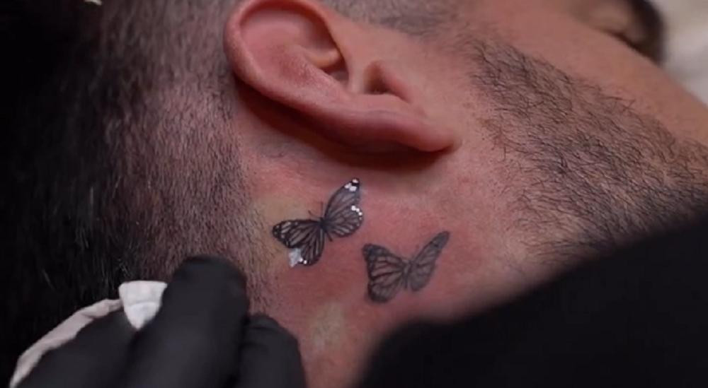 El tatuaje de Rodrigo De Paul. Foto: captura.
