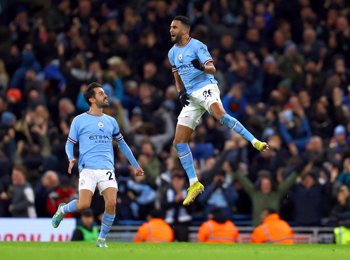 Riyad Mahrez; Manchester City. Foto: Reuters.