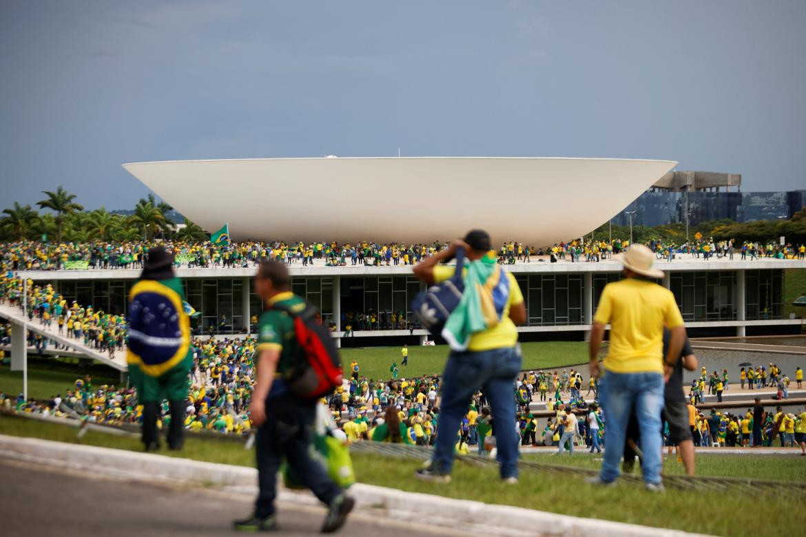 La invasión al Palacio de Planalto 2, Brasil. Foto: Reuters.