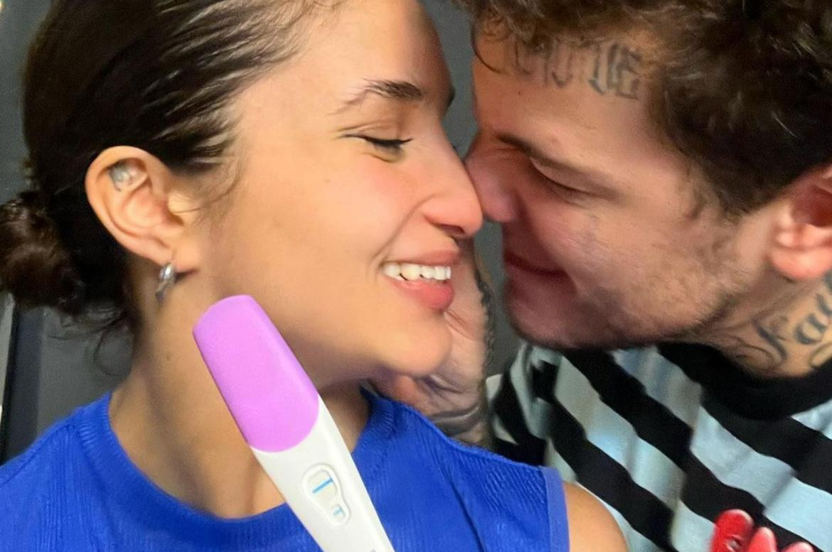 Melody Luz y Alex Caniggia esperan su primer hijo. Foto: Instagram/melodyluz