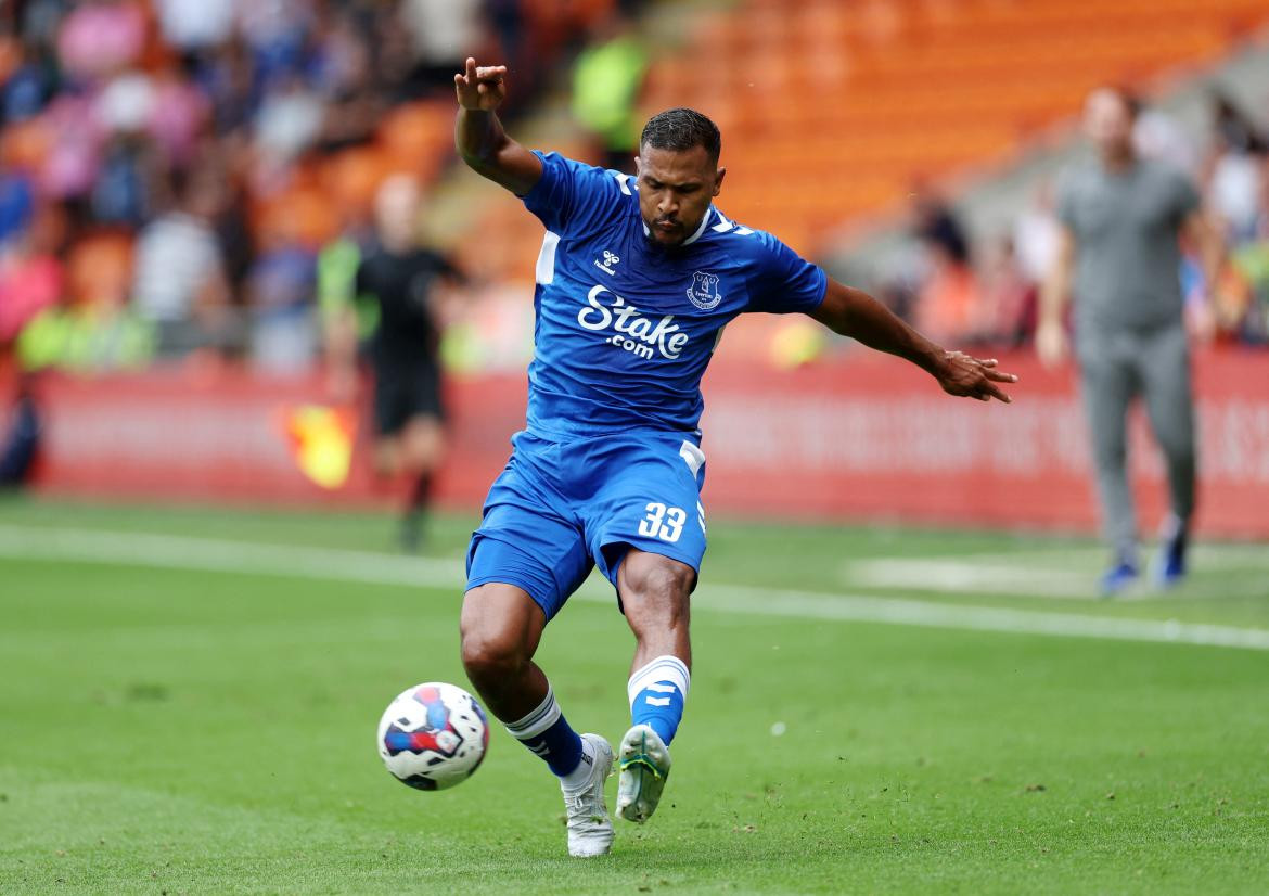 Salomón Rondón; Everton. Foto: Reuters.