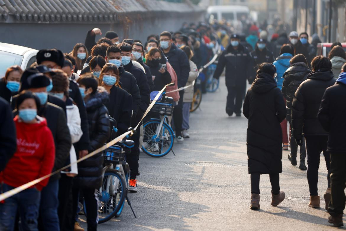 Coronavirus en China. Foto: REUTERS