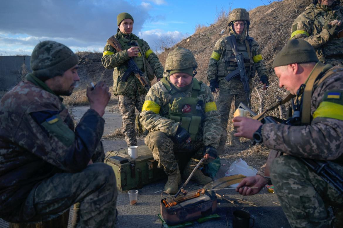 Soldados ucranianos, guerra con Rusia. Foto: REUTERS